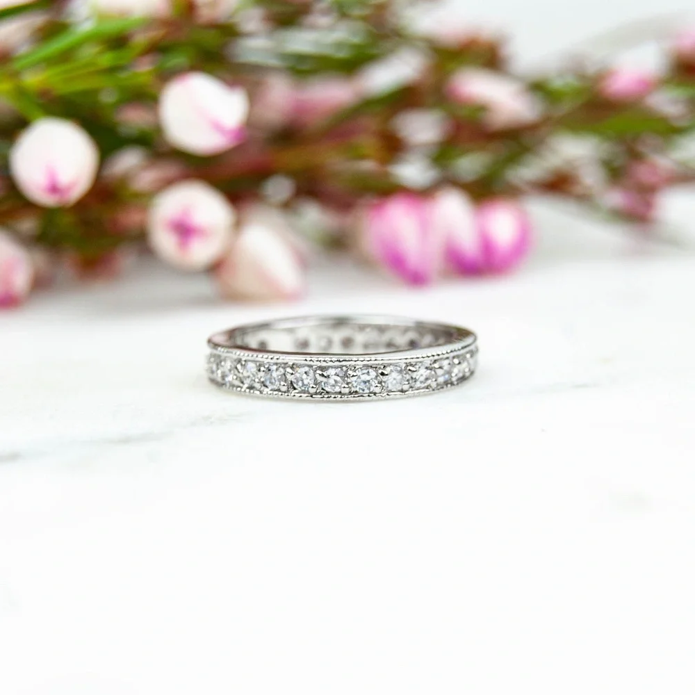 Cubic Zirconia Infinity Band - Picture 2 of 6